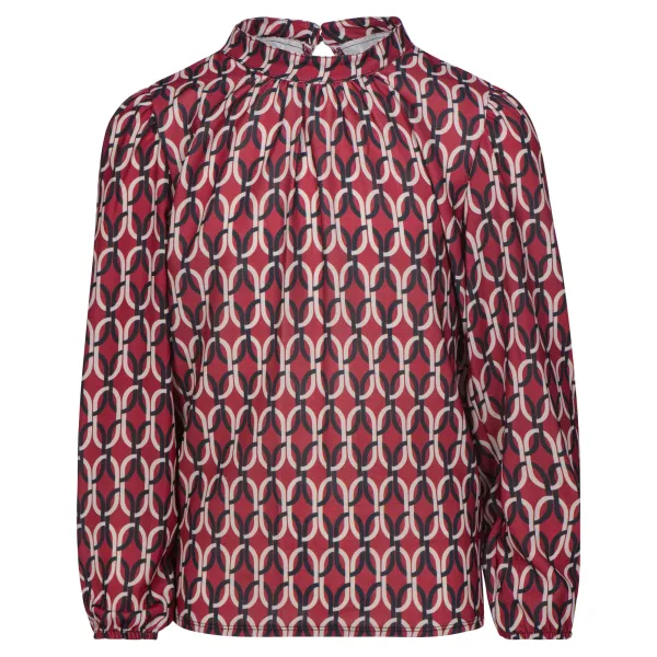 Blouse_Odet_met_printje_Rood__Beige