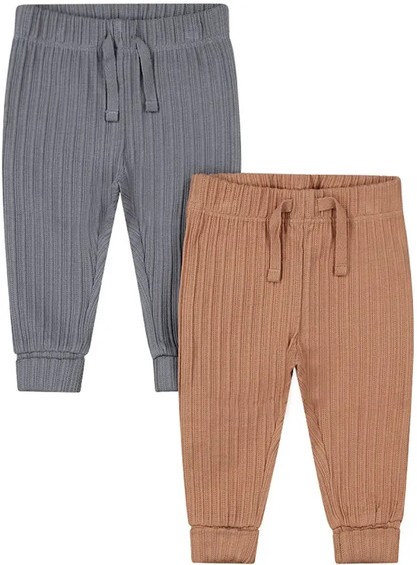 Broek_Duo_pack_petrol_bruin