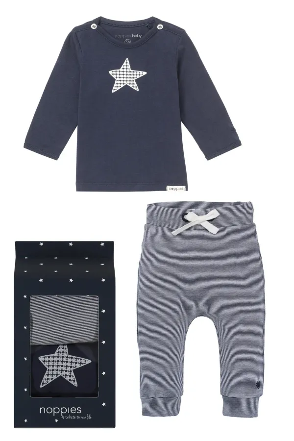 Giftset__Longsleeve_en_Broekje_Navy