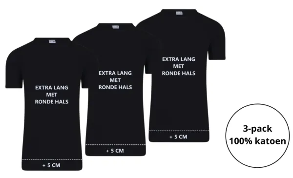 Heren_T_shirt_Joep_ronde_hals__Extra_Lang_Zwart_Extra_Lang_3_pack