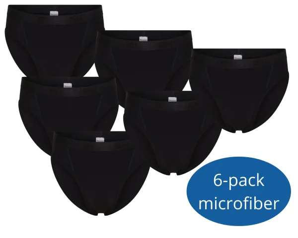 Herenslip_Young_Microfiber_Zwart_6_pack