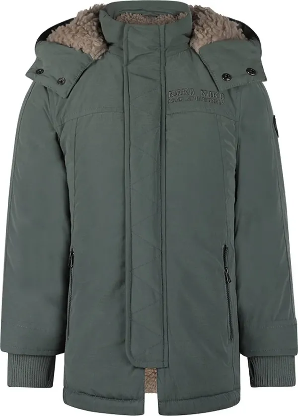 Jas_met_capuchon_Dark_Green