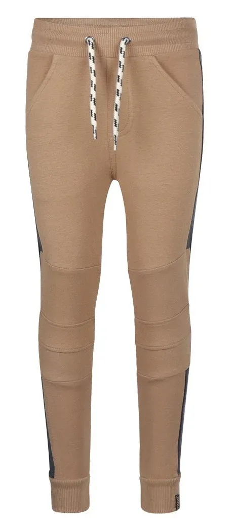 Joggingbroek_Zand_met_zijstreep_antraciet