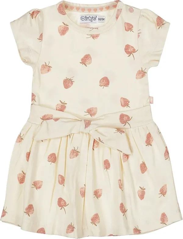 Jurk_Aardbeien_Off_White