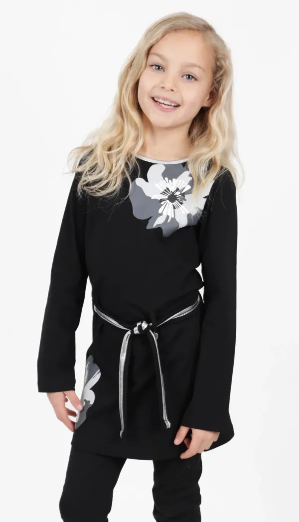 Jurk_Festive_Pleats_Dark_Blue_Gold_2