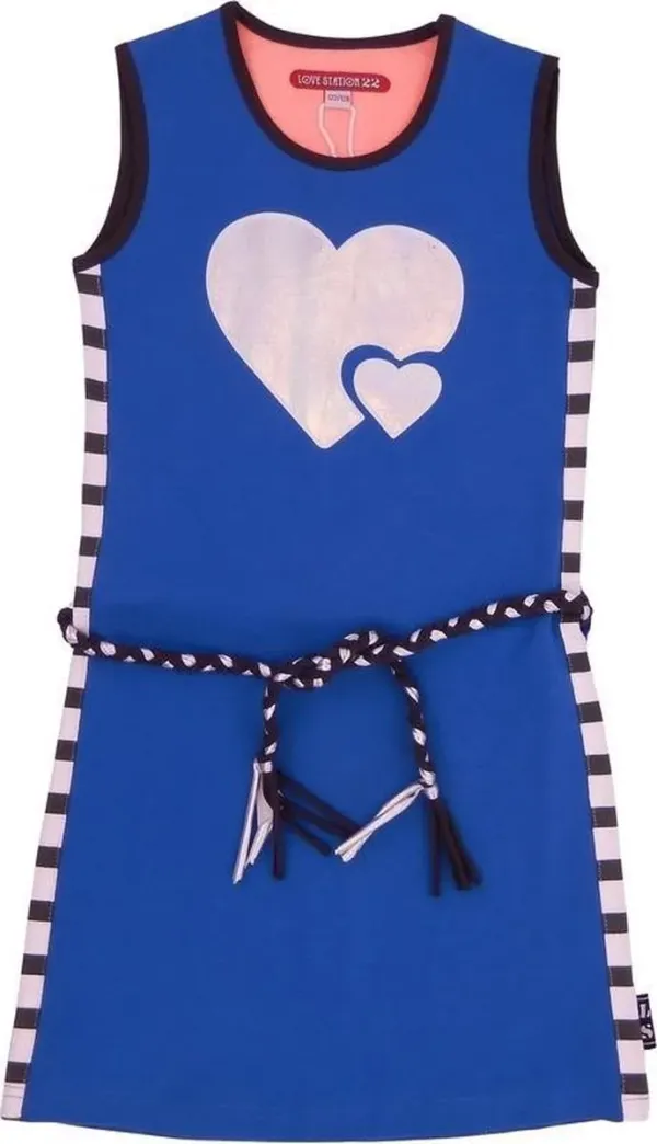 Jurk_Gabrielle_Mouwloos_blauw