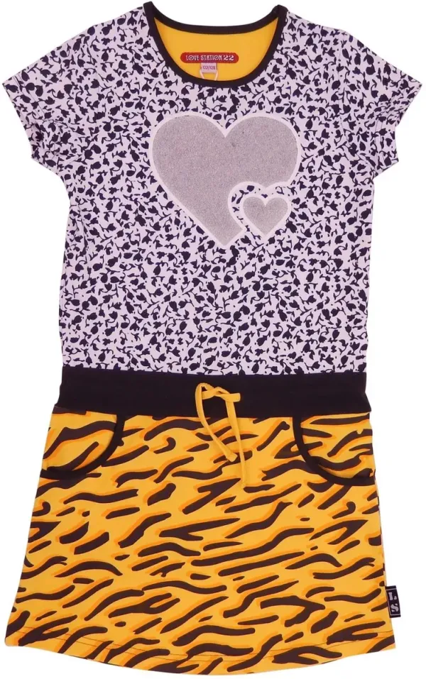 Jurk_Layla_Grijs_Geel