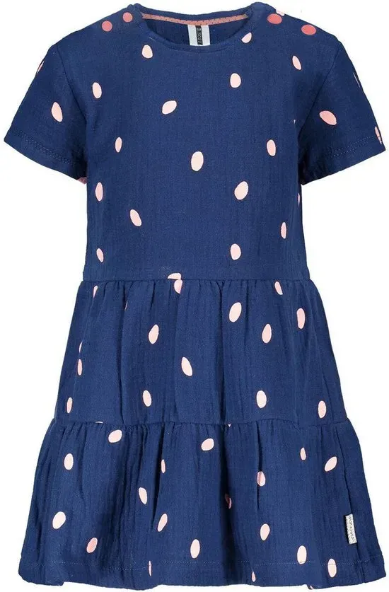 Jurk_Mouseline_Blauw