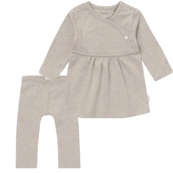 Jurk_Nevada_en_Legging_Angie_Taupe_melange_2