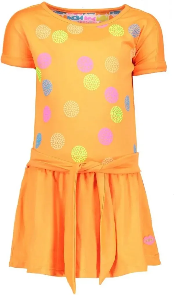 Kidz_Art_Jurk_Dot_Neon_Oranje