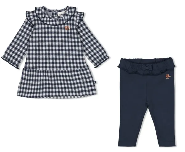 Let_Love_Grow_Jurk_ruitje_en_legging_Marine