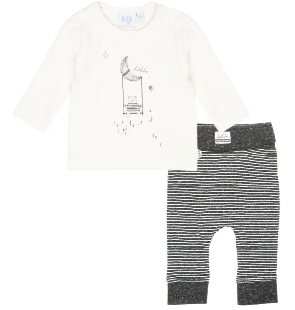 Longsleeve_Hello_Moon_Offwhite_en_broek_streep_Antraciet