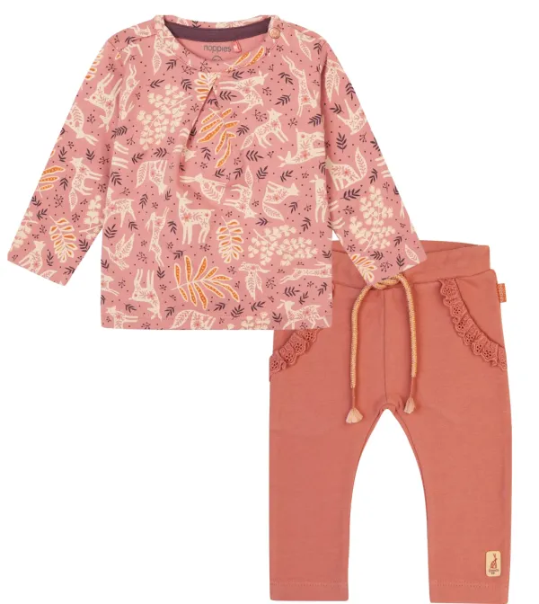 Shhirt_Fines_en_Broek_Fraga_Regulair_Fit_old_rose
