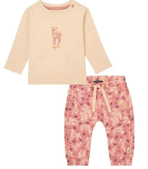 Shirt_Firgas_en_Broek_Frias_Slim_Fit_Old_rose