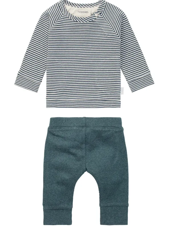 Shirt_Haifa_en_Broek_Harar_Unisex__Dark_Slate_Melange