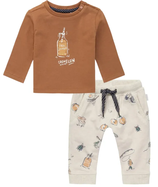 Shirt_Hawija_Caramel_en_Broek_Hinduan_Oatmeal