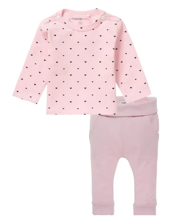 Shirt_Nanno_en_Broek_Humpie_Light_roze