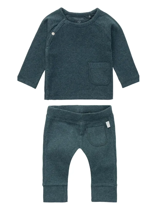 Shirt__en_Broek_Harar_Unisex__Dark_Slate_Melange