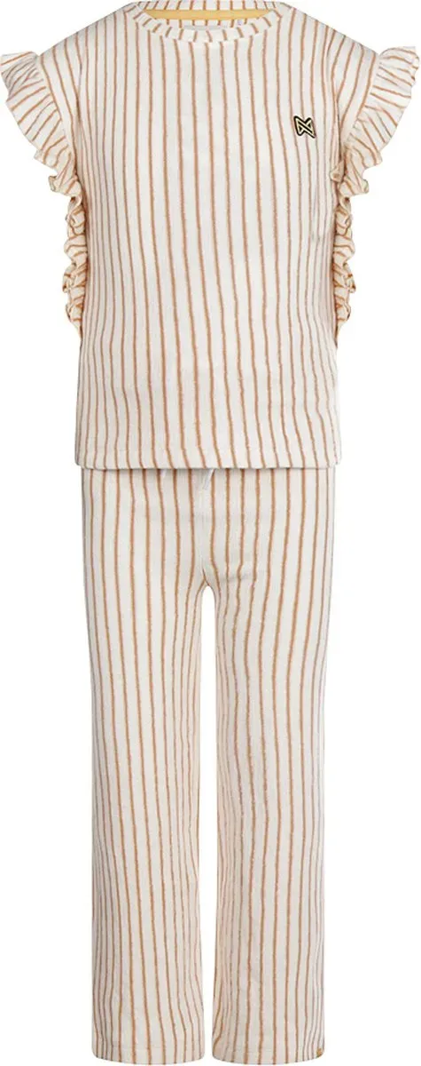 Shirt_en_Broek_Beige_Camel_Streep