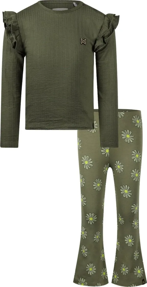 Shirt_en_Broek_Flowers_Army_Green_4
