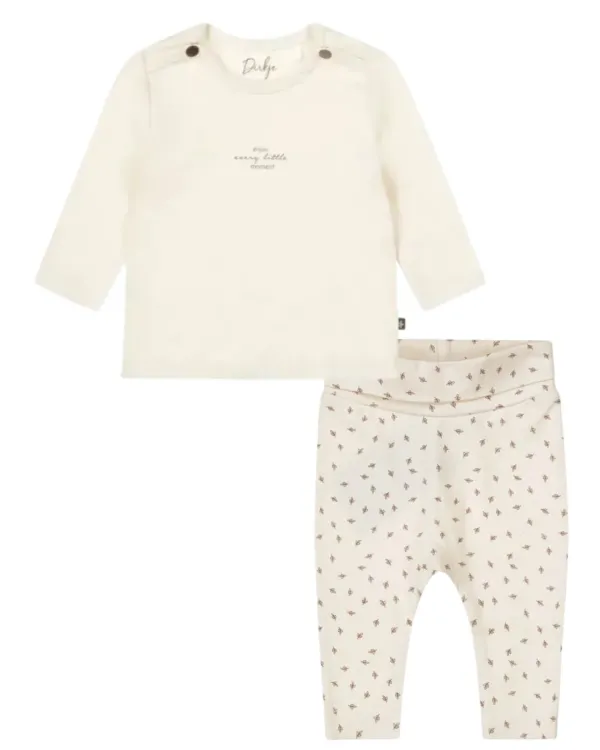 Shirt_en_Broekje_Unisex_Beige_Brown