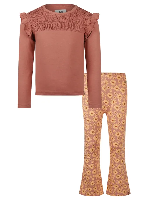 Shirt_en_Flared_Broek_Dark_Old_Pink_5