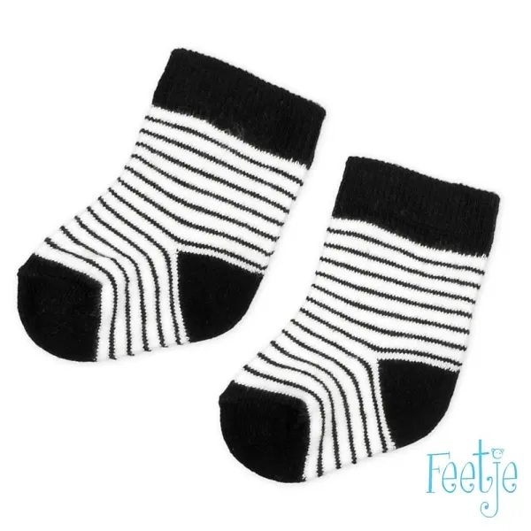 Sokjes_Streepje_zwart_wit