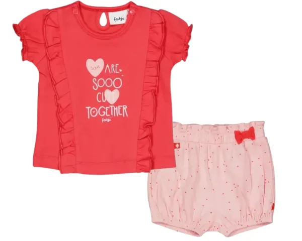 Sooo_CuteT_shirt_Rood_en_short_2