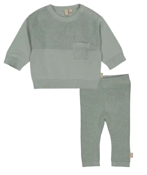 Sweater_Jasper_en_Broek_Jeff_Gebreid_Dark_Mint