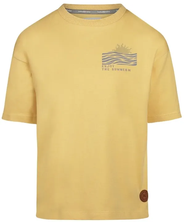 T_shirt_Enjoy_the_Summer_Loose_Fit__Yellow