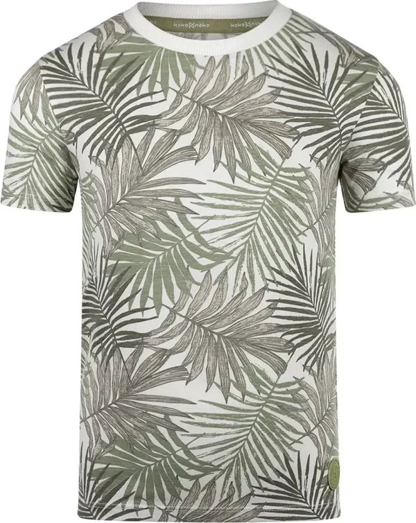 T_shirt_Leaves_Light_faded_Green