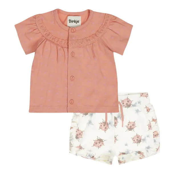 T_shirt_Light_Pink_en_Short_Off_White