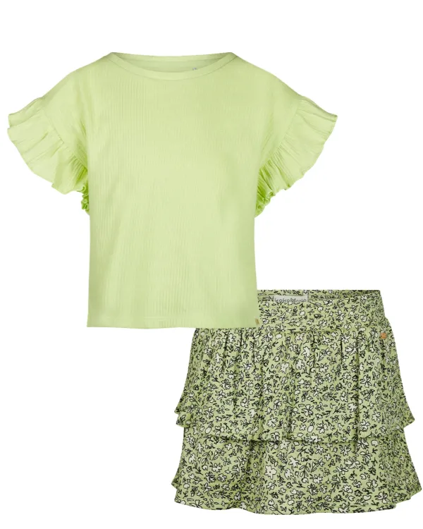 T_shirt_Loose_fit_Faded_Terra_en_Short_Denim_Loose_Fit_8