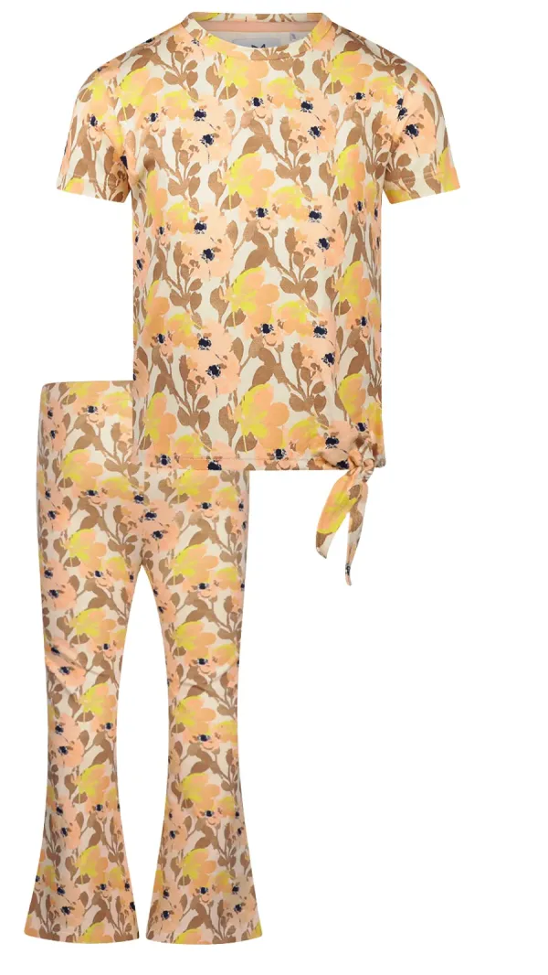 T_shirt_Loose_fit_en_Flartred_Legging_Smokey_Pink