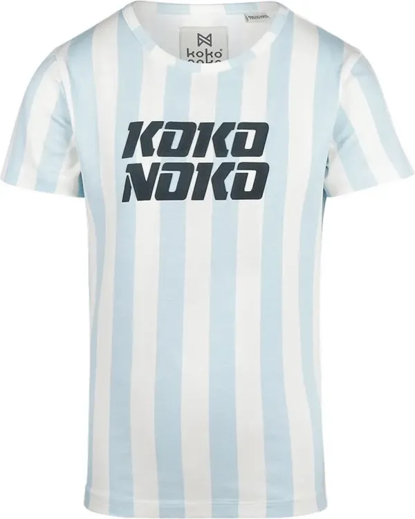 T_shirt_Stripe_Off_white_Blue