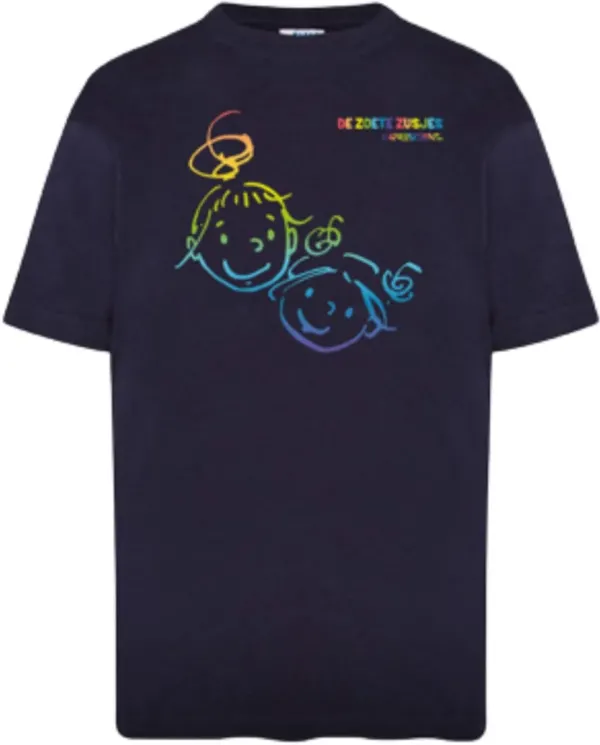 T_shirt_de_zoete_zusjes_Navy