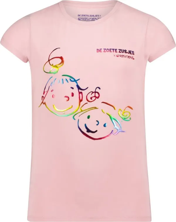 T_shirt_de_zoete_zusjes_Roze