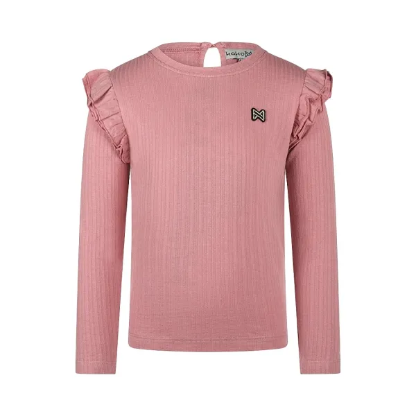 T_shirt_lmet_roezeltjes_Dusty_Pink