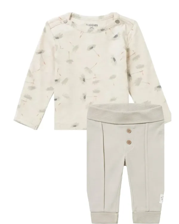 Unisex_Shirt_Midfield_Oatmel_en_Broek_Malone_Willow_gray