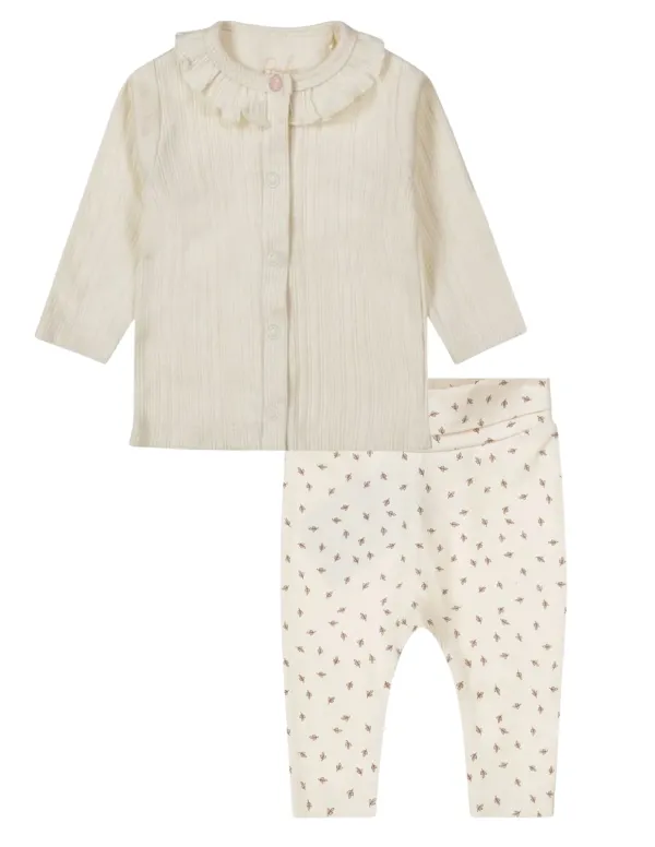 Vestje_Off_white_en_Broekje_bruin_printje_1