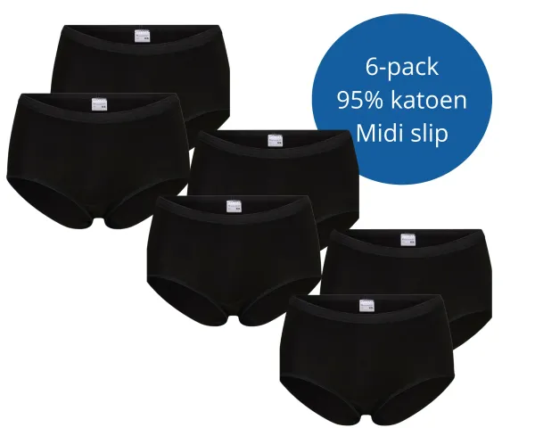 _Dames_Biljant_Midi_Slip_Comfort_Feeling_zwart_6_pack