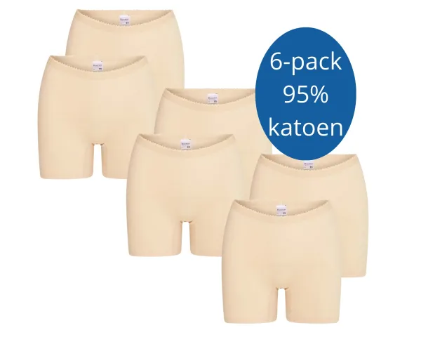 _Dames_boxershort_Softly_met_lange_pijp_beige_6_pack