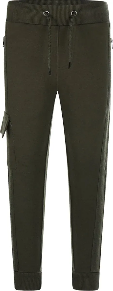 _Joggingbroek_Dark_Green_met_zakken