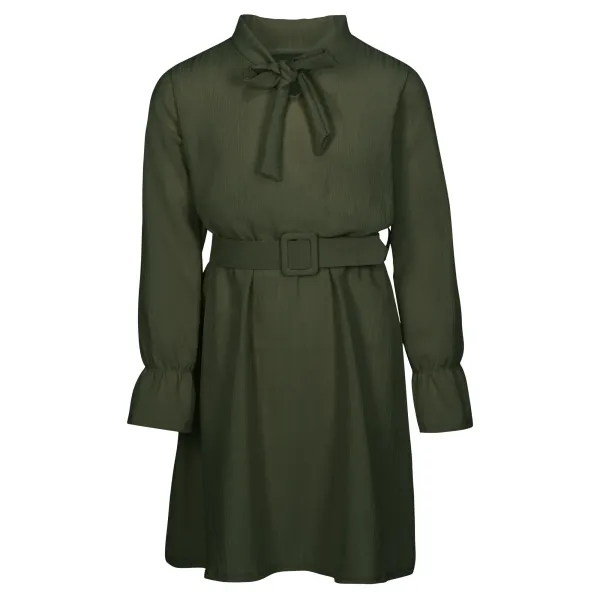 _Jurk_met_structuur_Groen