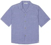 Blouse_Osnabruck_en_Short_Olbia_Ruit_Blauw_1