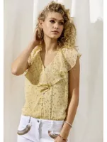 Blouse_Silla_Bloemetjes_Geel_Lila