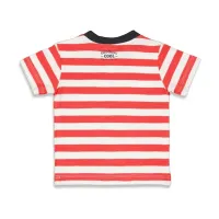 Blub_Club_T_shirt_Rood_streepen_Short_navy_melang_3