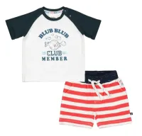 Blub_Club_T_shirt_en_Short_rood_streep