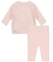 Dots_Overslag_Shirt_en_Legging_Roze_1