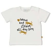 Go_wild_T_shirt_en_Short_Yellow_ochre_melange_2